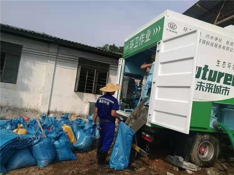 平坝工业污泥压干处理